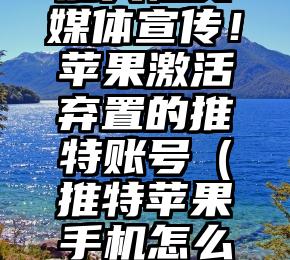 加大社交媒体宣传！苹果激活弃置的推特账号（推特苹果手机怎么用）