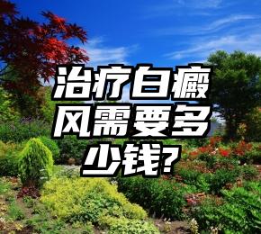 治疗白癜风需要多少钱?