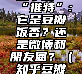 知乎版“推特”:它是豆瓣饭否？还是微博和朋友圈？（知乎豆瓣微博区别）