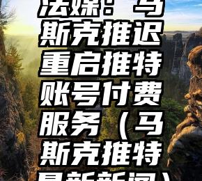 法媒：马斯克推迟重启推特账号付费服务（马斯克推特最新新闻）