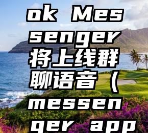 Facebook Messenger将上线群聊语音（messenger app install）