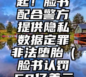 美国第一起！脸书配合警方提供隐私数据定罪非法堕胎（脸书认罚50亿美元）