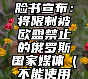 原创
            脸书宣布：将限制被欧盟禁止的俄罗斯国家媒体（不能使用脸书的国家）