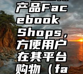 Facebook推出新产品Facebook Shops，方便用户在其平台购物（facebook购物功能）