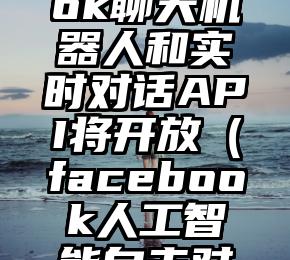 Facebook聊天机器人和实时对话API将开放（facebook人工智能自主对话）