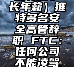 不看后悔（推特董事长年薪）推特多名安全高管辞职 FTC：任何公司不能凌驾于法律之上，