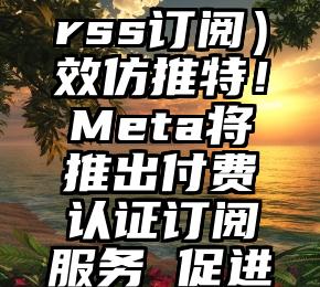 学到了（twitter rss订阅）效仿推特！Meta将推出付费认证订阅服务 促进收入多元化，