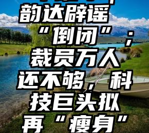 一看就会（韵达路线图）经纬早班车｜韵达辟谣“倒闭”；裁员万人还不够，科技巨头拟再“瘦身”；推特六成头部广告客户“出逃”，