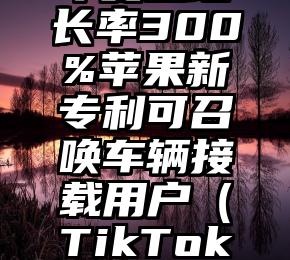 科技早报｜TikTok广告收入年复合增长率300%苹果新专利可召唤车辆接载用户（TikTok广告出价上限和最低成本的优缺点）