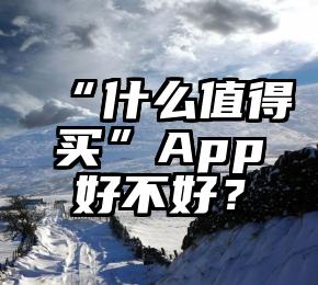 “什么值得买”App好不好？