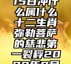 丫蕊戊日和一览2023年3月15日冲什么属什么十二生肖弥勒菩萨的慈悲第一裂稃2022年9月15日十八罗汉财运解析