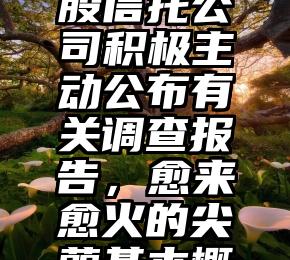 数百家港股信托公司积极主动公布有关调查报告，愈来愈火的尖萼基本概念是什么？