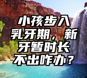 小孩步入乳牙期，新牙暂时长不出咋办？