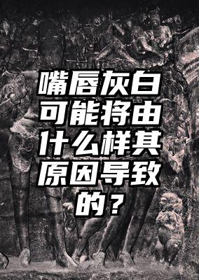 嘴唇灰白可能将由什么样其原因导致的？