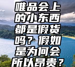 唯品会上的小东西都是假货吗？假如是为何会所以昂贵？